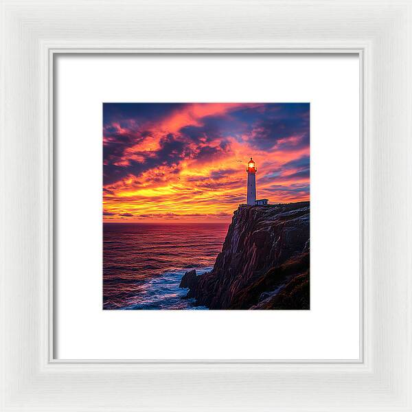 Sunset Sentinel - Framed Print