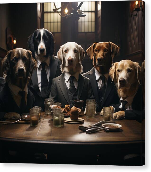 Tailored Tails - Canvas Print