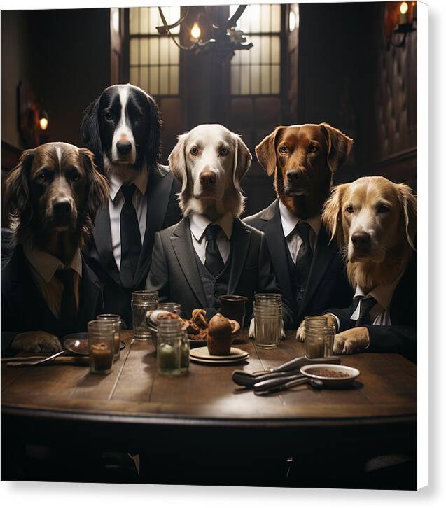 Tailored Tails - Canvas Print