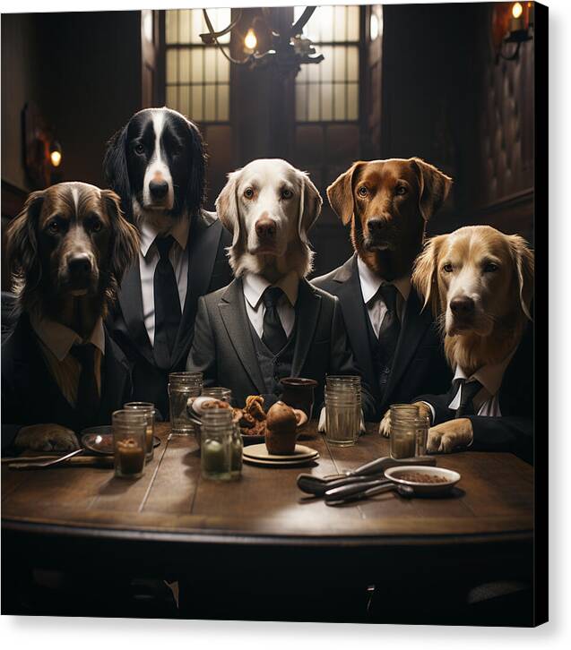 Tailored Tails - Canvas Print