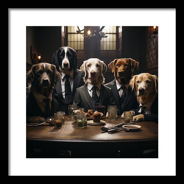Tailored Tails - Framed Print