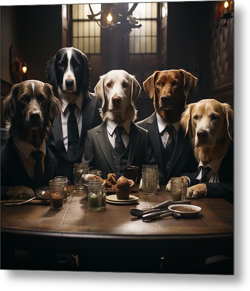 Tailored Tails - Metal Print