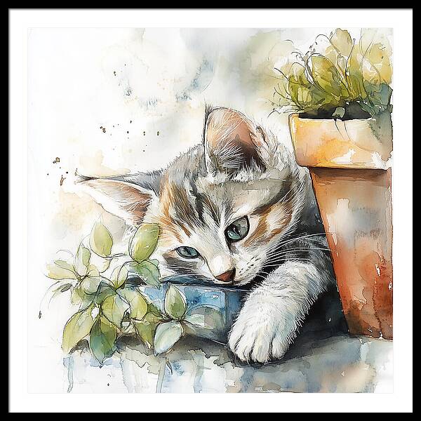 Tender Greens - Framed Print