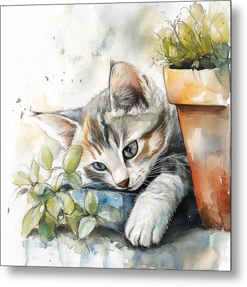 Tender Greens - Metal Print