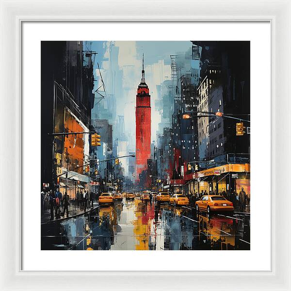 The City - Framed Print