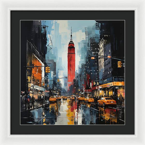 The City - Framed Print