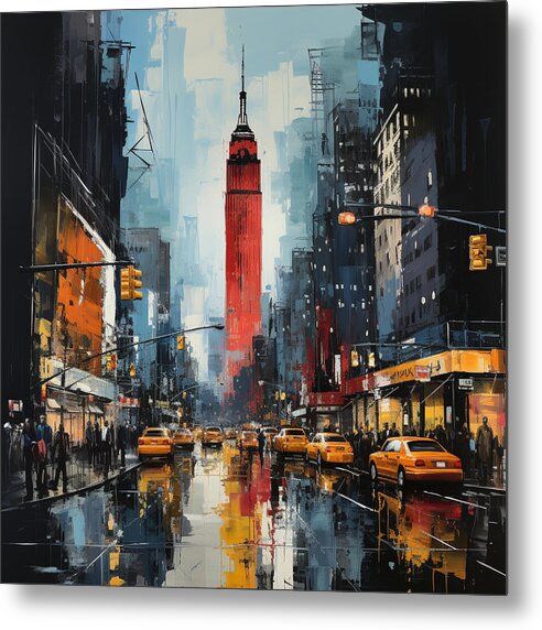 The City - Metal Print