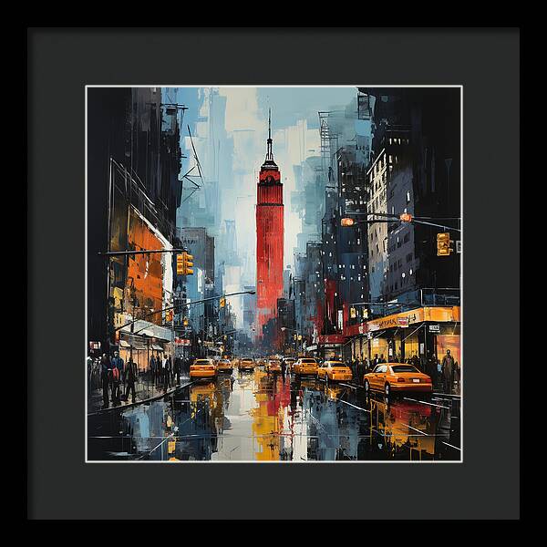 The City - Framed Print