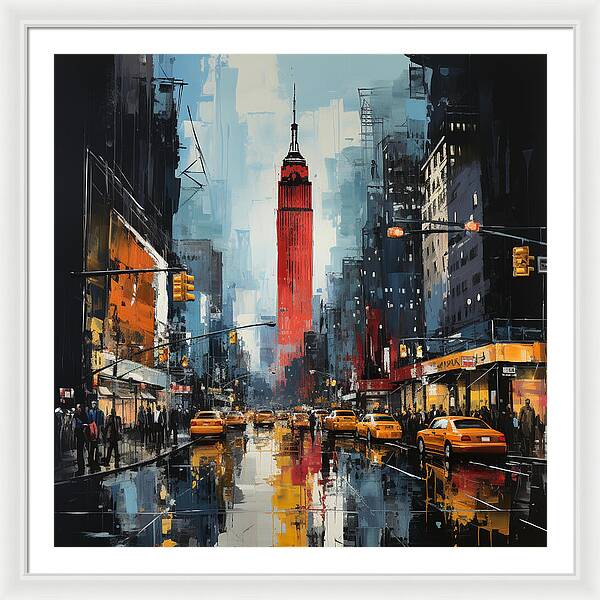 The City - Framed Print