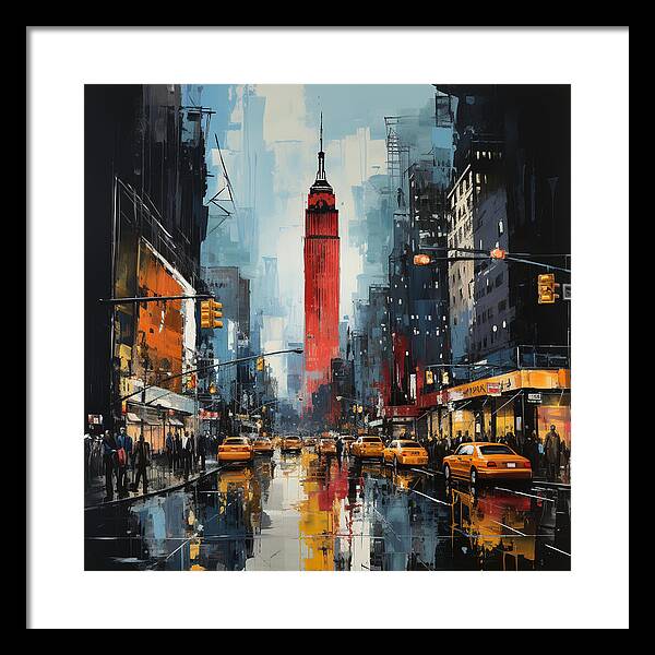 The City - Framed Print