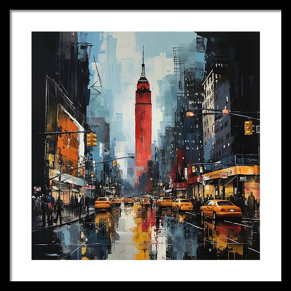 The City - Framed Print