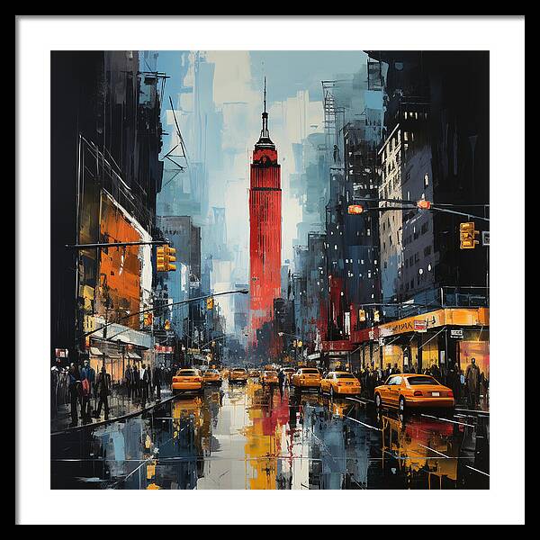 The City - Framed Print