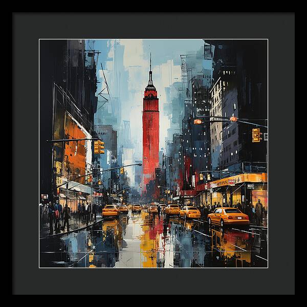 The City - Framed Print