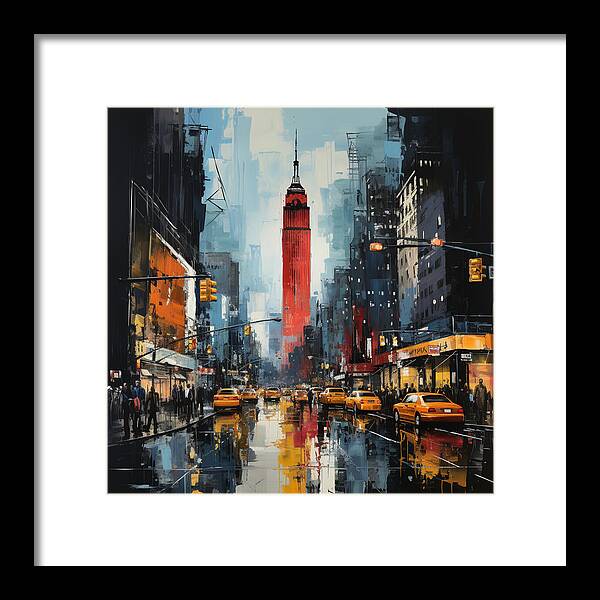 The City - Framed Print