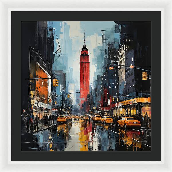 The City - Framed Print