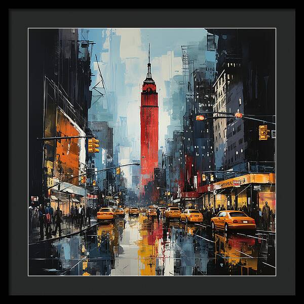 The City - Framed Print