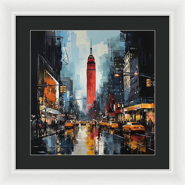 The City - Framed Print