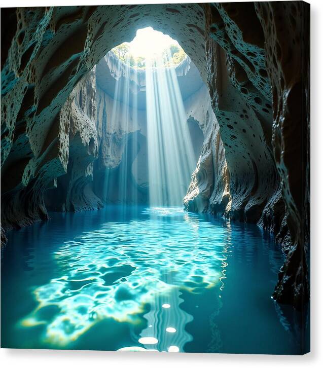 The Hidden Oasis - Canvas Print