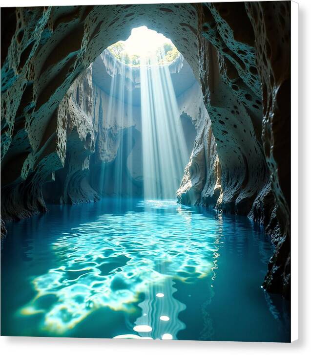 The Hidden Oasis - Canvas Print