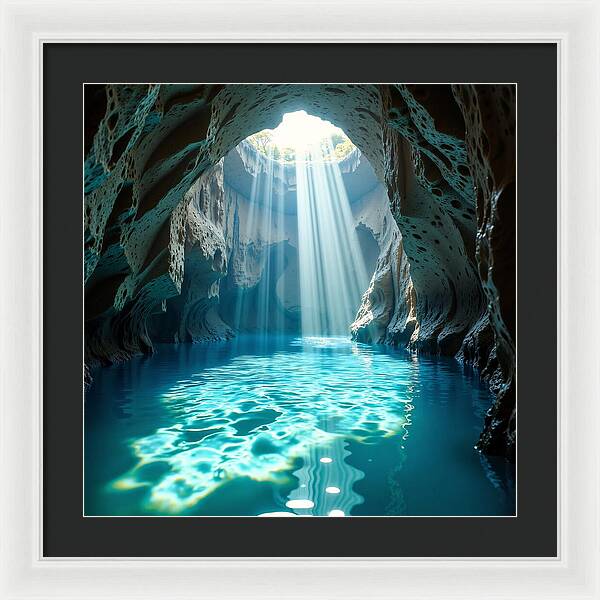 The Hidden Oasis - Framed Print