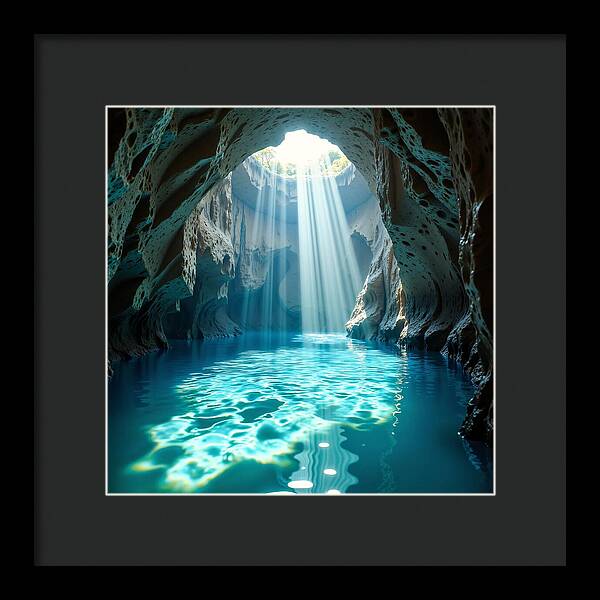 The Hidden Oasis - Framed Print