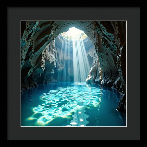 The Hidden Oasis - Framed Print
