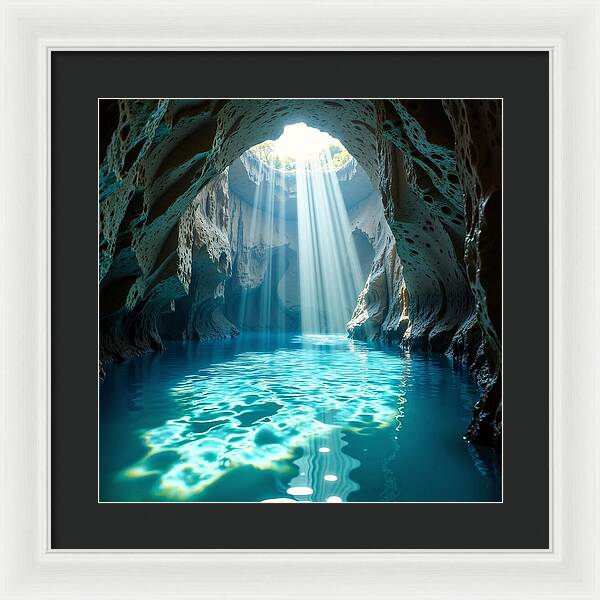 The Hidden Oasis - Framed Print