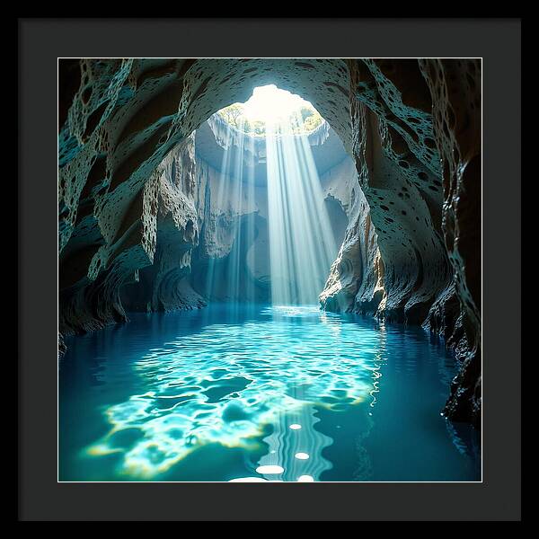 The Hidden Oasis - Framed Print