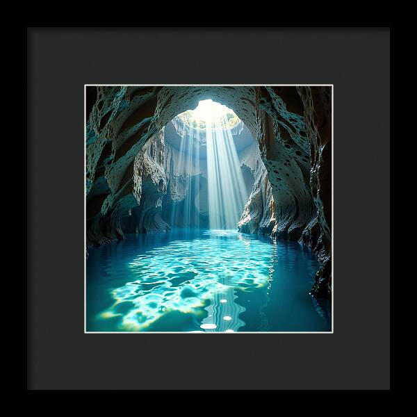 The Hidden Oasis - Framed Print