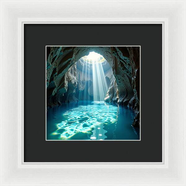 The Hidden Oasis - Framed Print