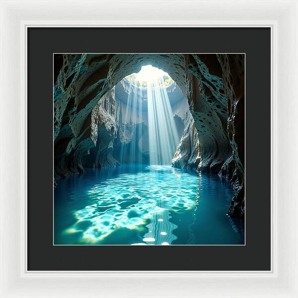 The Hidden Oasis - Framed Print