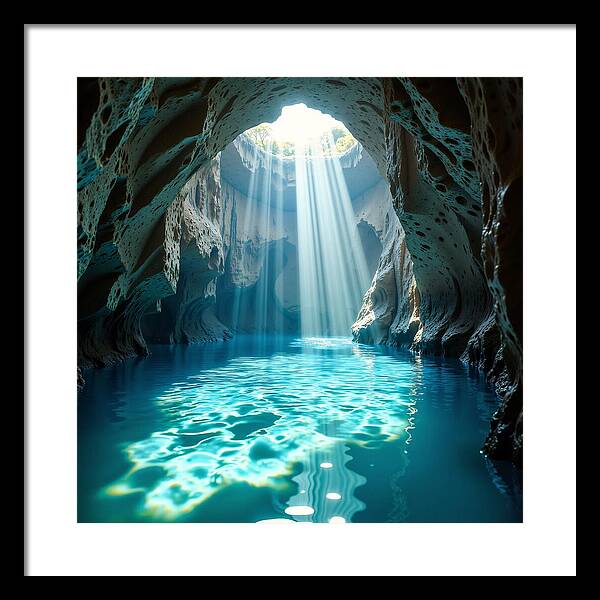 The Hidden Oasis - Framed Print