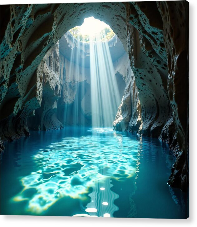 The Hidden Oasis - Acrylic Print