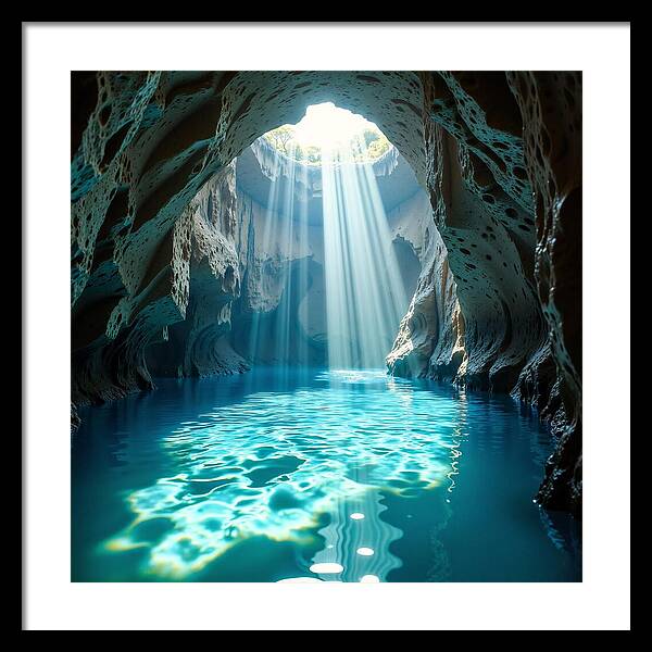 The Hidden Oasis - Framed Print