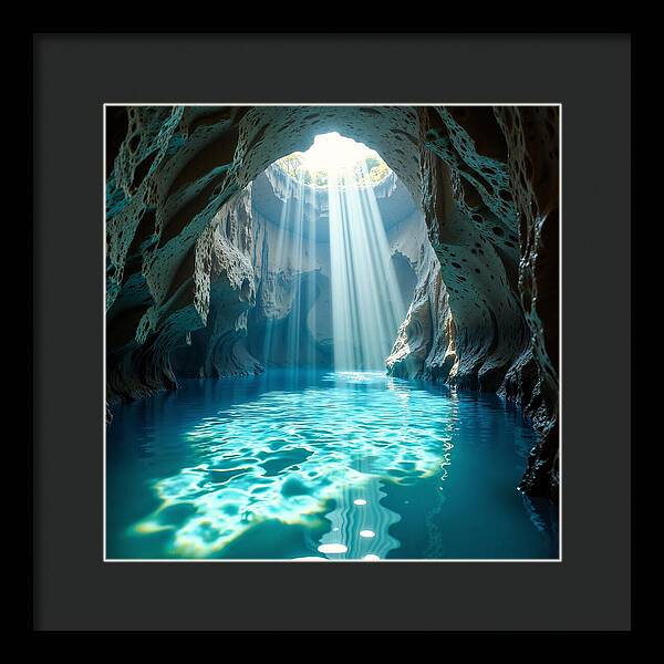 The Hidden Oasis - Framed Print