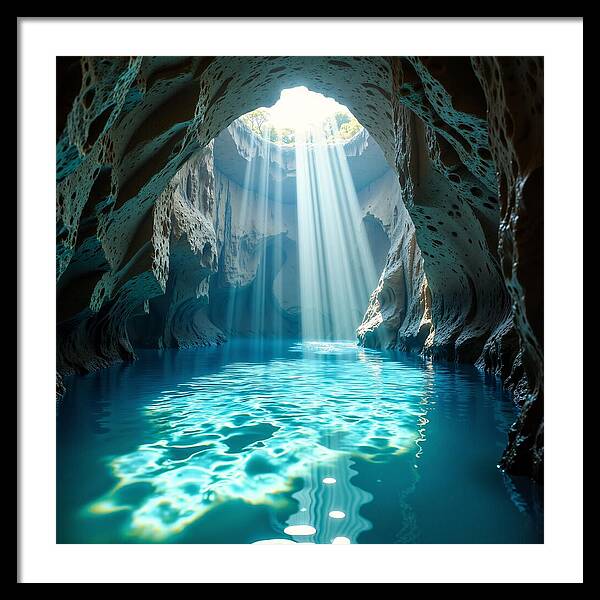 The Hidden Oasis - Framed Print