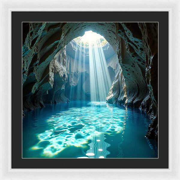 The Hidden Oasis - Framed Print