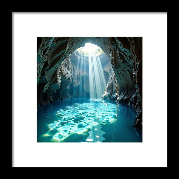 The Hidden Oasis - Framed Print