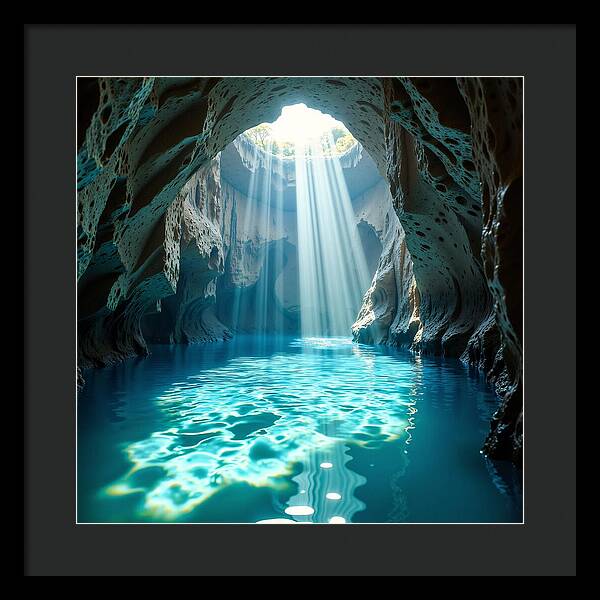 The Hidden Oasis - Framed Print