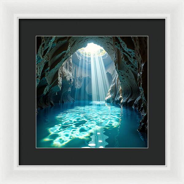 The Hidden Oasis - Framed Print