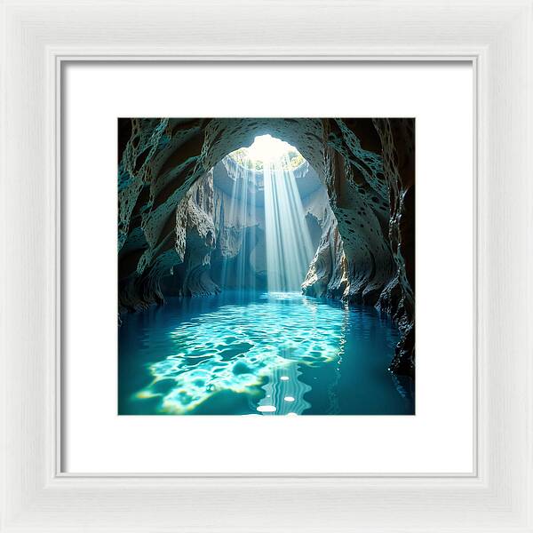 The Hidden Oasis - Framed Print