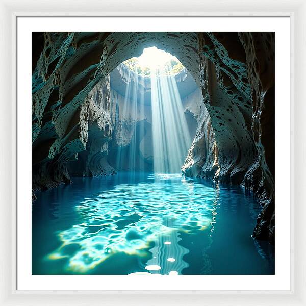 The Hidden Oasis - Framed Print