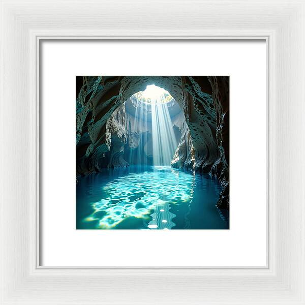The Hidden Oasis - Framed Print