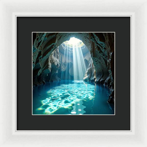 The Hidden Oasis - Framed Print