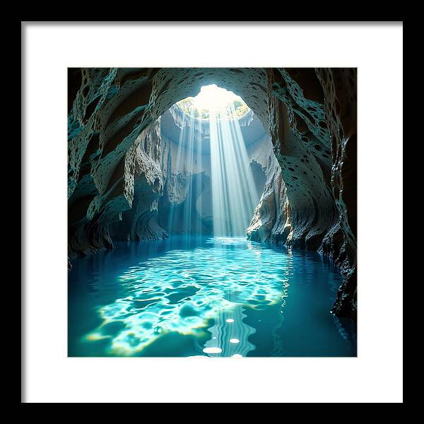 The Hidden Oasis - Framed Print