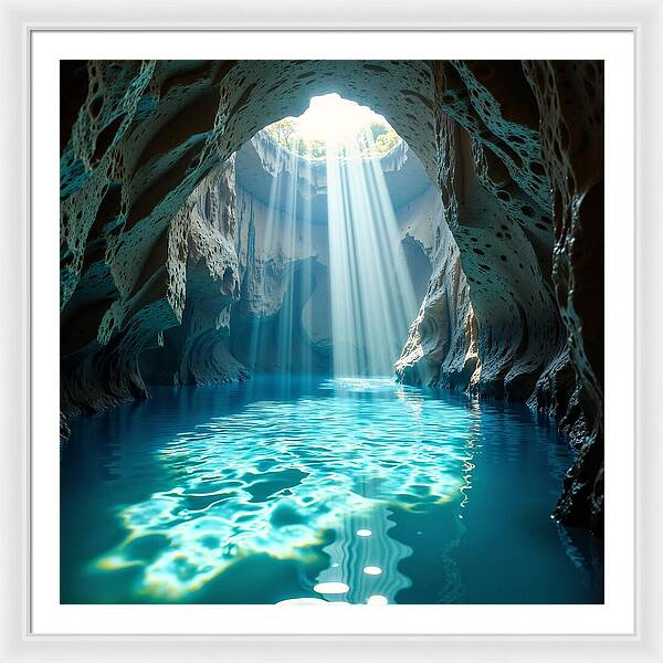 The Hidden Oasis - Framed Print