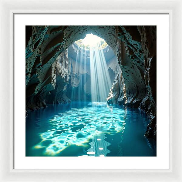 The Hidden Oasis - Framed Print