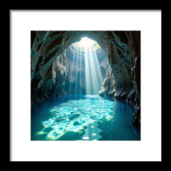The Hidden Oasis - Framed Print