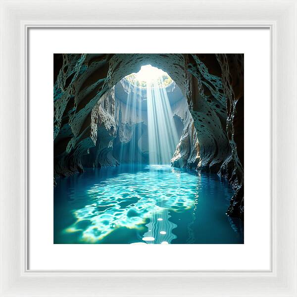The Hidden Oasis - Framed Print