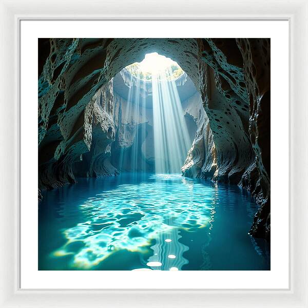 The Hidden Oasis - Framed Print